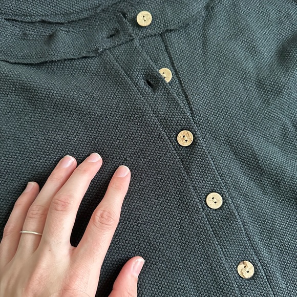 Long sleeve waffle knit top - Picture 4 of 9